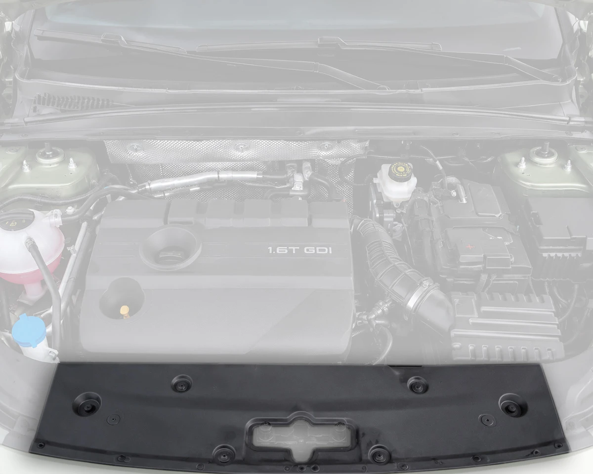 lucano l7 hood latch support سینی جلو لوکانو L7 قاب محافظ قفل موتور و اجزای رادیاتور لوکانو L7