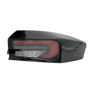 چراغ عقب راست روی صندوق ریسپکت طرح اسپرت دودی با لایت بار LED و بخش شفاف پایین مناسب فروشگاه کاریدک